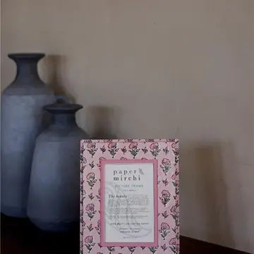 Block Printed Picture Frame (4x6) - Ditsy Floral Blush