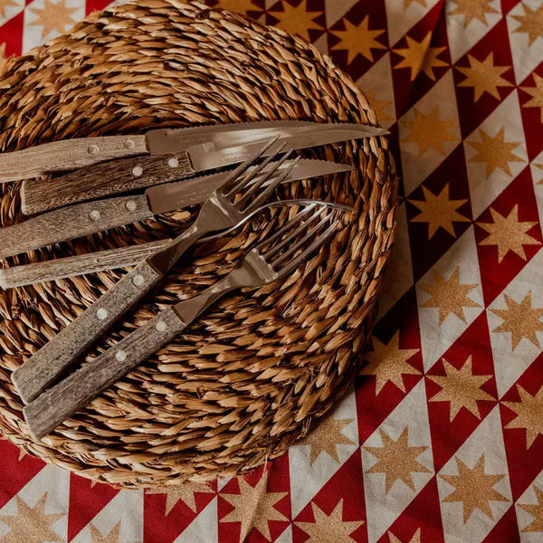 Merlot Seville Star Tablecloth