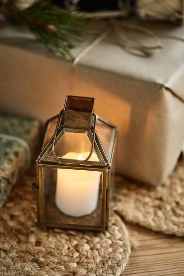 Scandi Mini Lantern Tea Light Holder