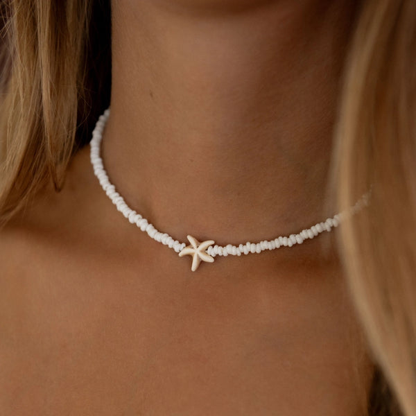 Tidepool Star Beaded Necklace