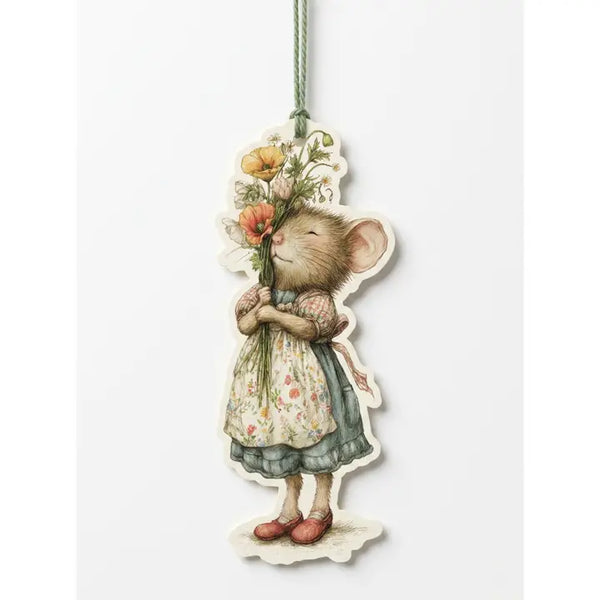 Hanging Card - Flower Vole