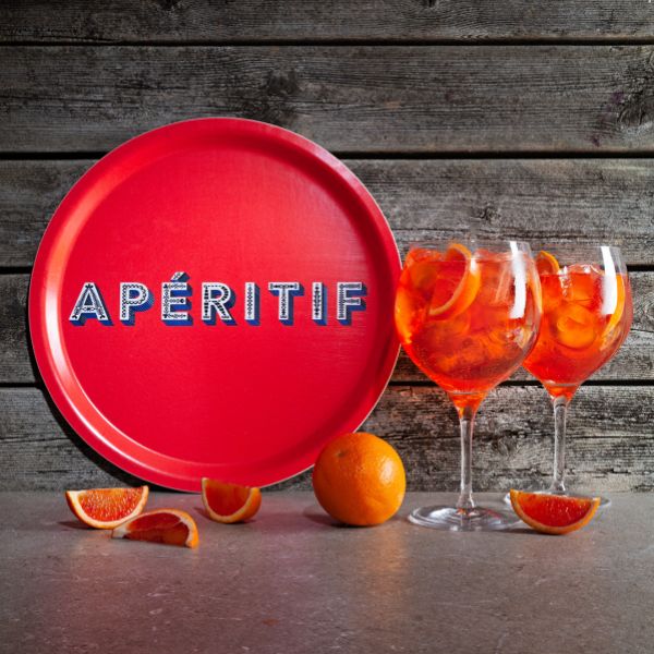 Asta Barrington Aperitif Tray - Red