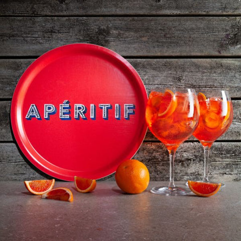 Asta Barrington Aperitif Tray - Red