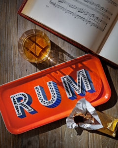 Asta Barrington Rum Tray - Orange