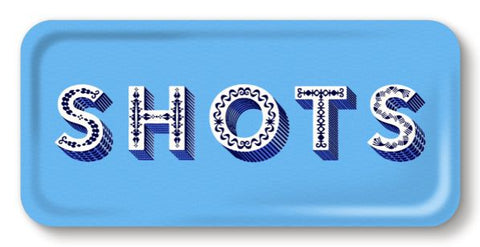 Asta Barrington Shots Tray - Blue