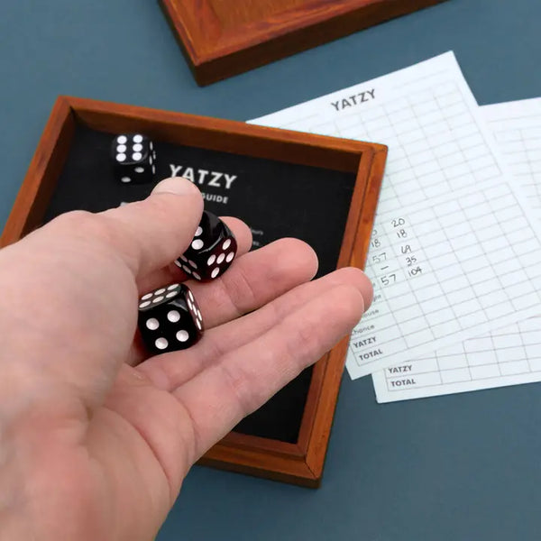 Yatzy - Iron & Glory Wooden Dice Game