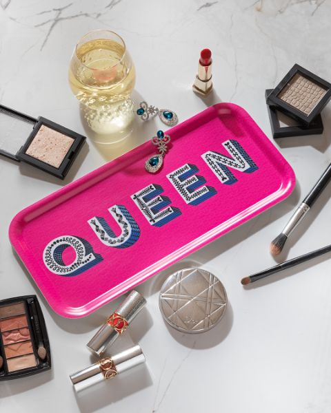 Asta Barrington Queen Tray - Bright Pink