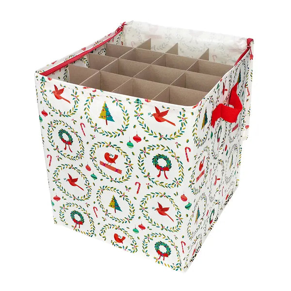 Christmas Ornament Storage Bag - Classic Christmas