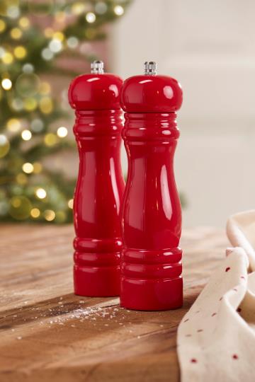 Red Salt & Pepper Mill