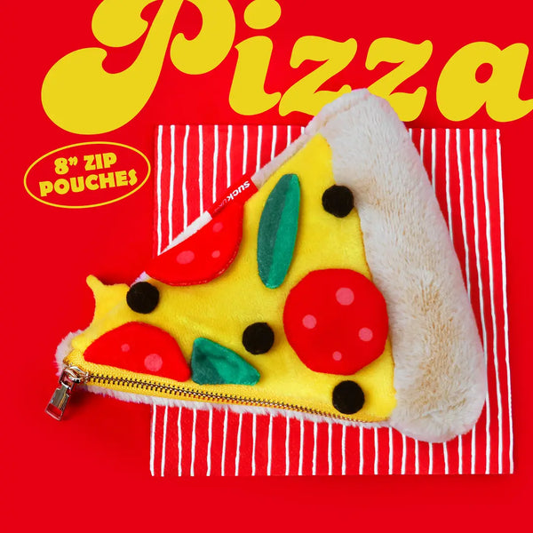 Plush Zip Pouch - Pizza Slice