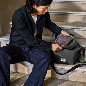 Black + Blum Black Large Recycled Insulated Lunch Bag 10L