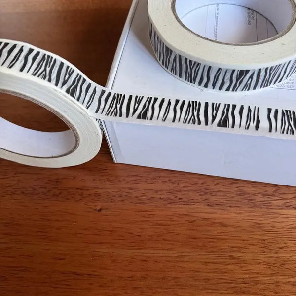 Zebra Print Paper Tape