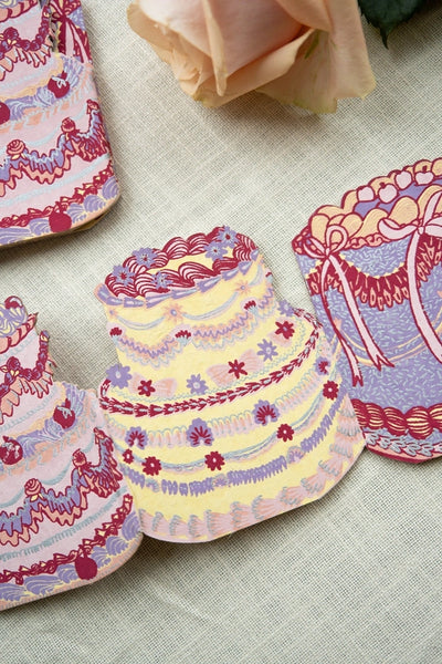 Concertina Card - Birthday Cake