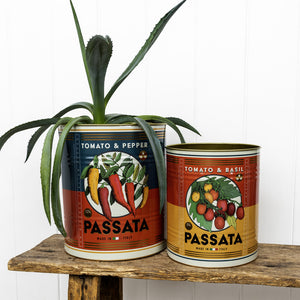 Set of 2 Large Storage Tins - Passata