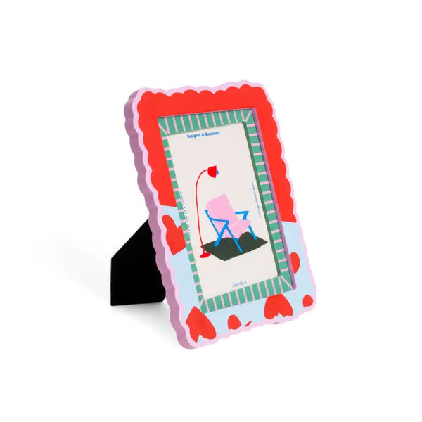 Helio Ferretti Abstract heart Photo Frame