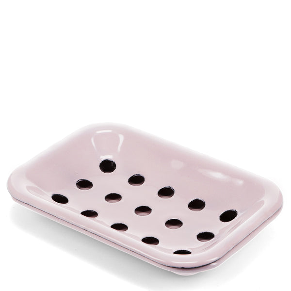 Enamel Soap Dish - Pink