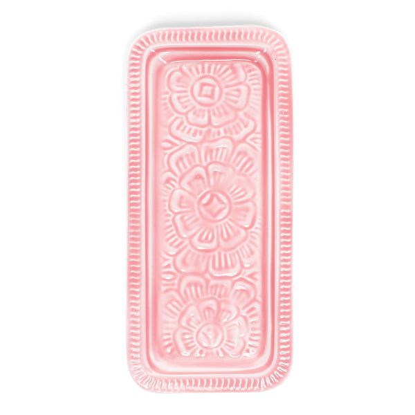 Enamel Trinket Tray - Pink