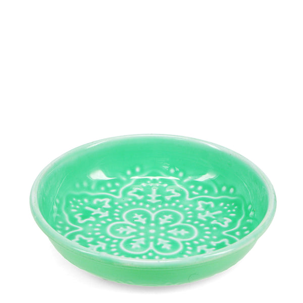 Enamel Trinket Dish - Green