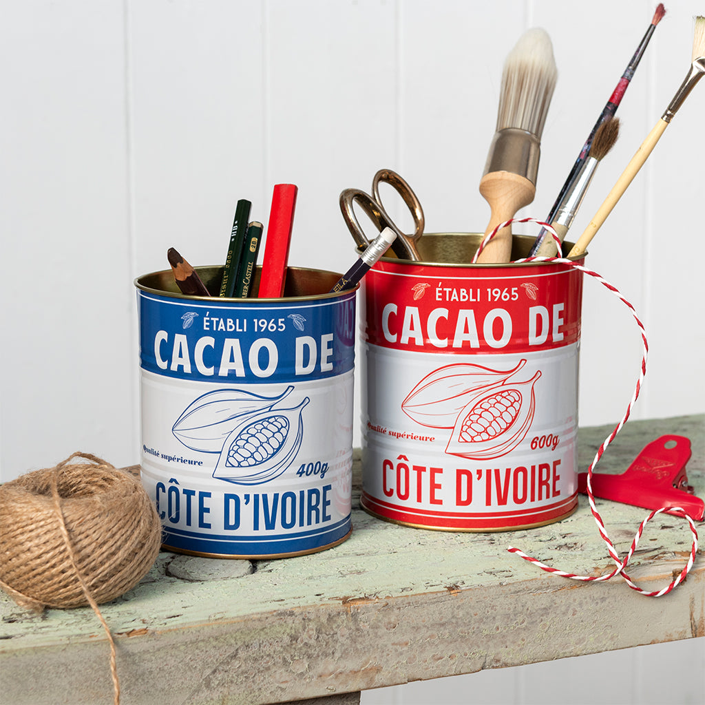 Set of 2 Storage Tins - Cacao