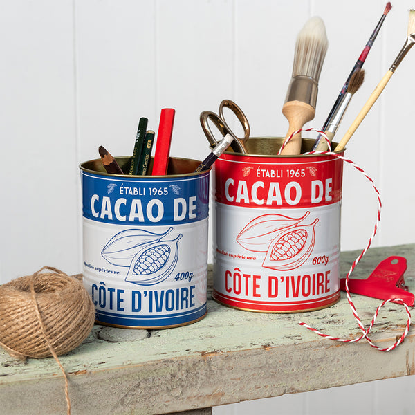 Set of 2 Storage Tins - Cacao