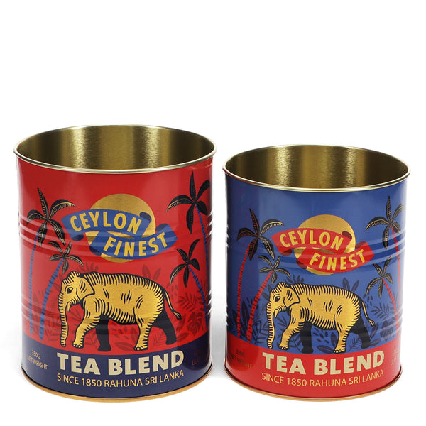 Set of 2 Storage Tins - Ceylon Finest