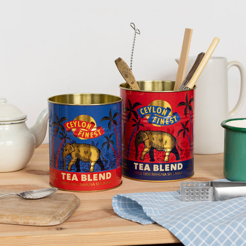 Set of 2 Storage Tins - Ceylon Finest