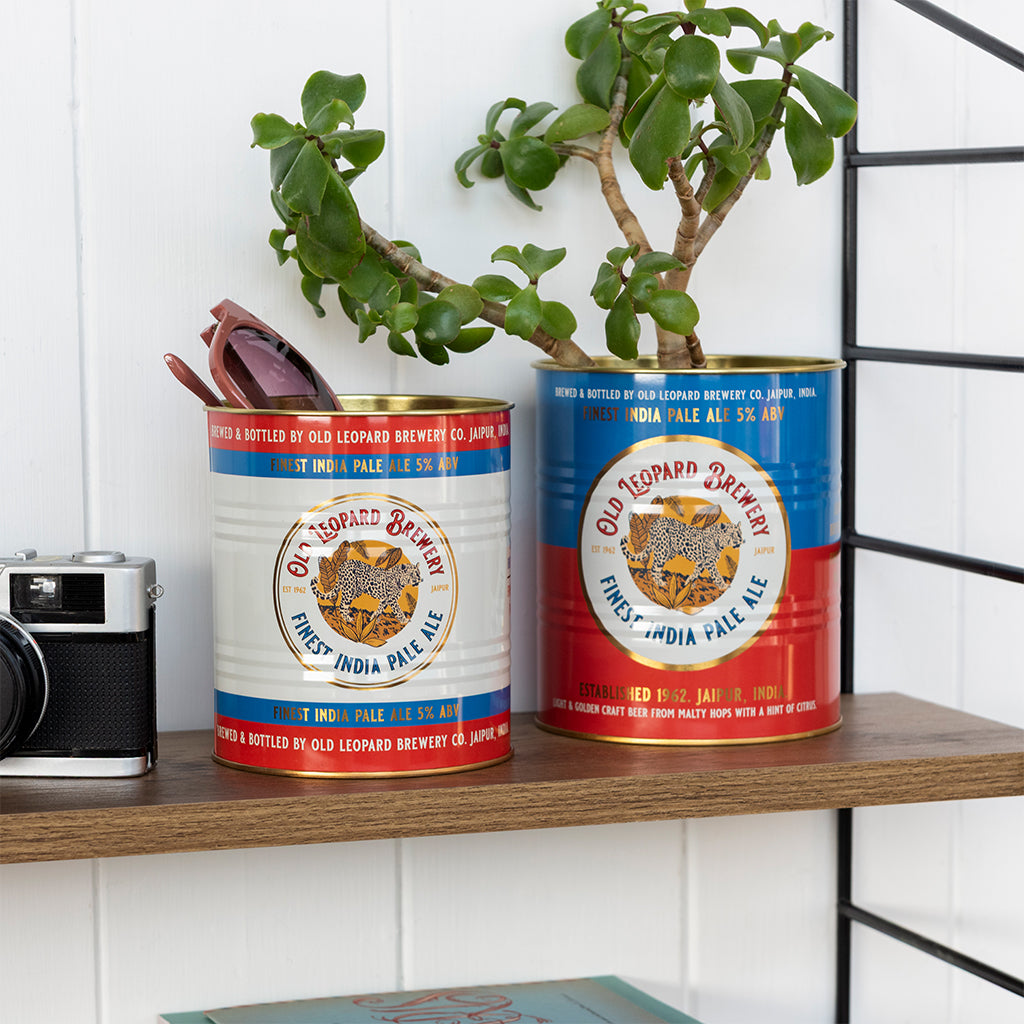 Set of 2 Storage Tins - Old Leopard Brewery