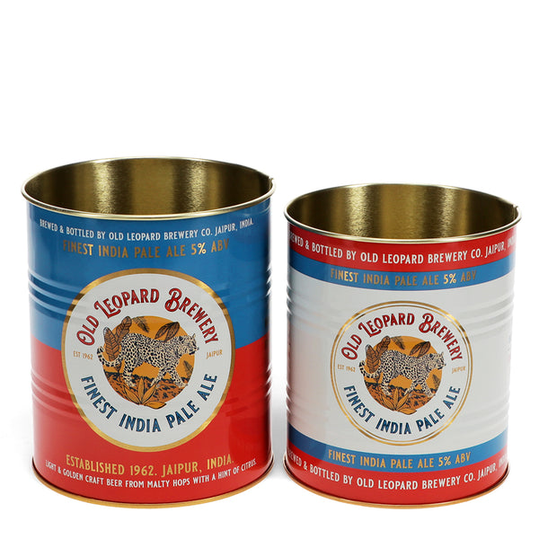 Set of 2 Storage Tins - Old Leopard Brewery
