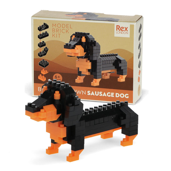 Build Your Own Model Brick Kit - Sausage Dog