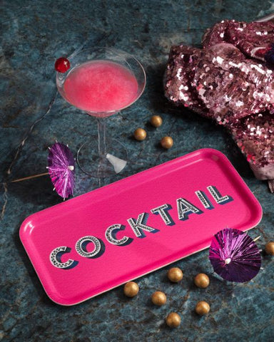 Asta Barrington Cocktail Tray - Pink