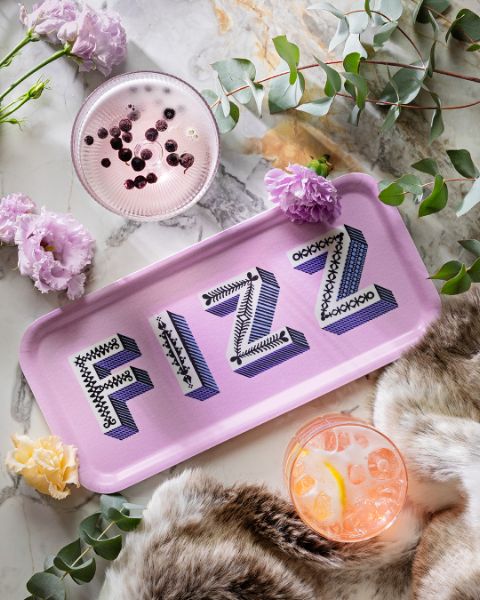 Asta Barrington Fizz Tray - Lilac