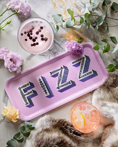 Asta Barrington Fizz Tray - Lilac
