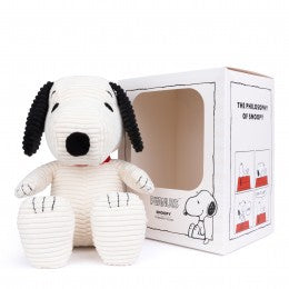 Snoopy ECO Corduroy Cream in Giftbox - 27cm