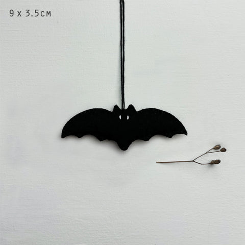 Small Felt Black Bat
