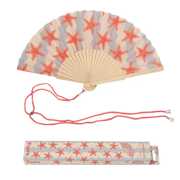 Hand Fan - Starfish