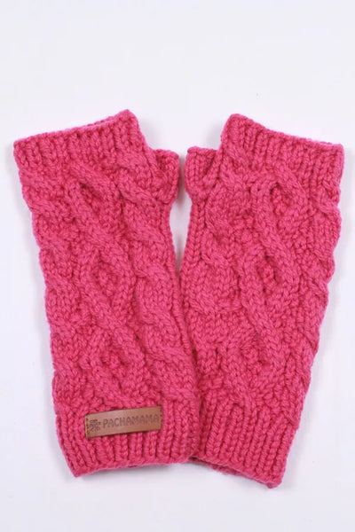 Pachamama Enniskerry Merino Handwarmers - Rose