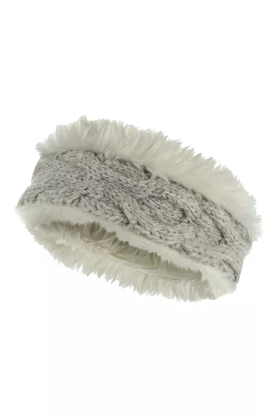 Pachamama Chamonix Fur Headband - Oatmeal