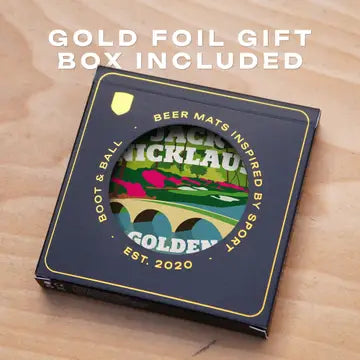 Golf Themed Beer Mats