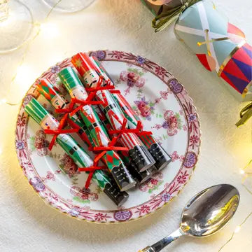 Mini Nutcracker Saucer Cracker - Pack of 8