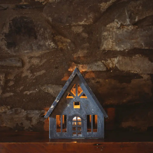 Tiled House Tea Light Holder