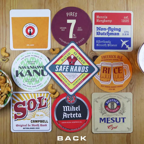 Arsenal Themed Beer Mats