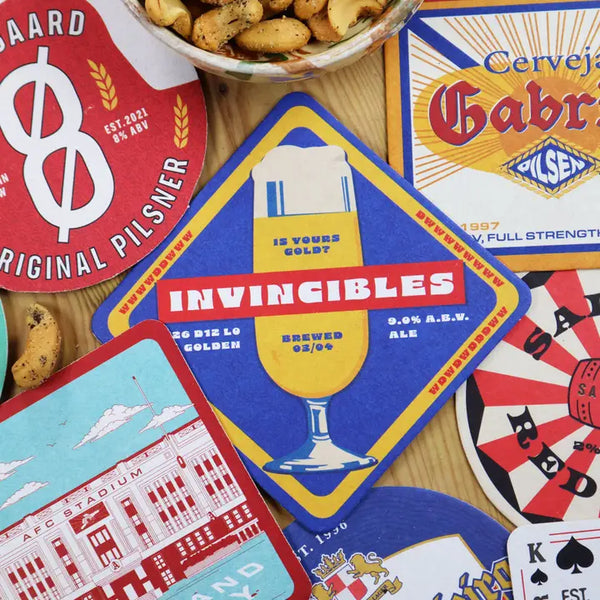 Arsenal Themed Beer Mats