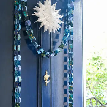 Paper Chain Kit - Blue & Yellow