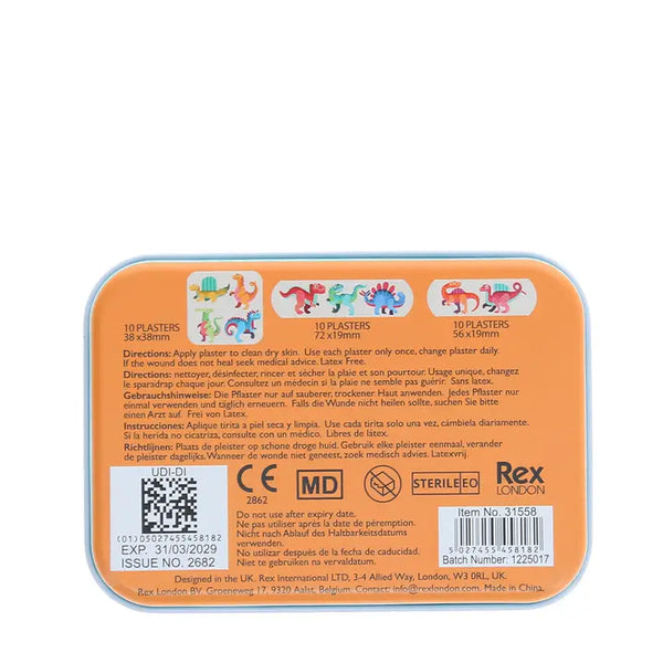 Children's Plasters in a Tin - Baby Dinosaurs