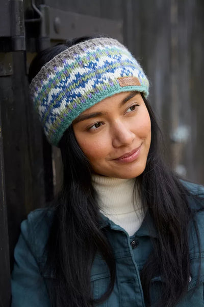 Pachamama Iona Headband - Aqua