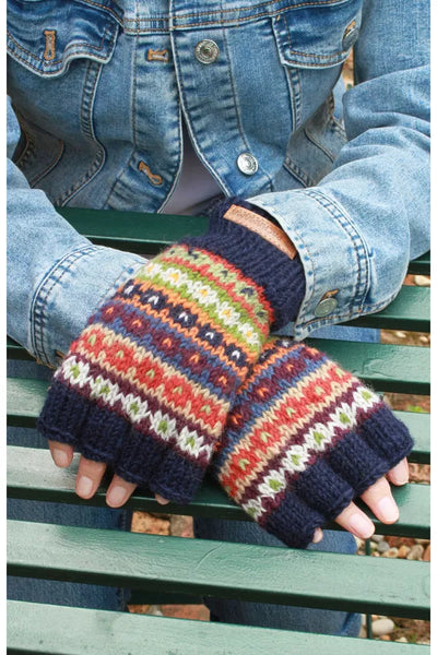 Pachamama Colorado Fingerless Gloves