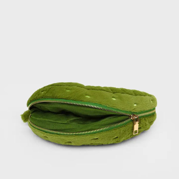 Plush Zip Pouch - Pickle