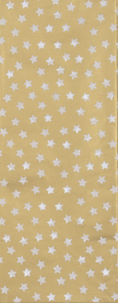 Luxury Tissue Paper - Gold & Silver Stars