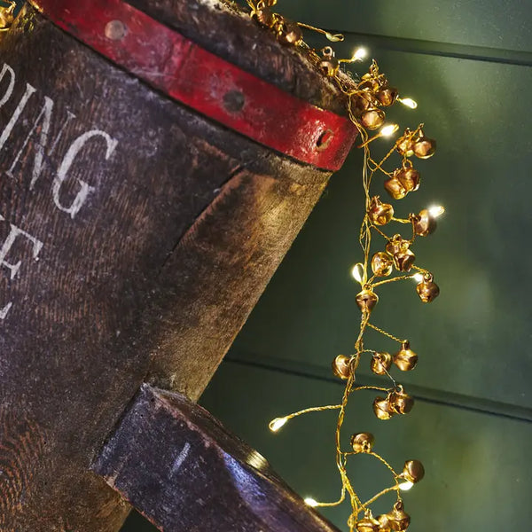 Golden Bells Led Garland Light - Battery Operated