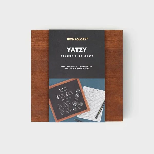 Yatzy - Iron & Glory Wooden Dice Game